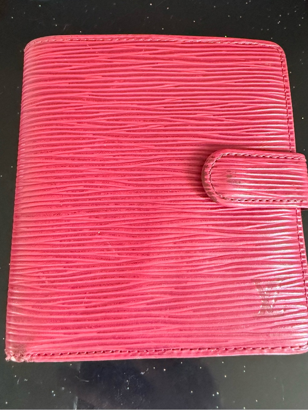 Louis Vuitton Pink Epi Leather Wallet